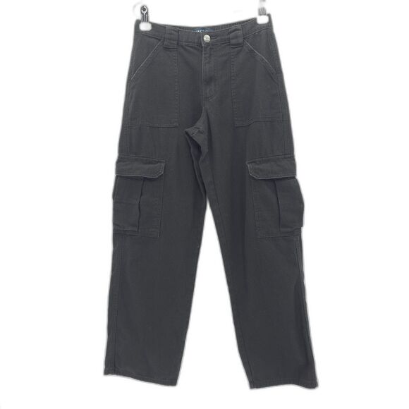 Aeropostale Pants - Aeropostale Mid Rise Straight Leg Cargo pants black size small